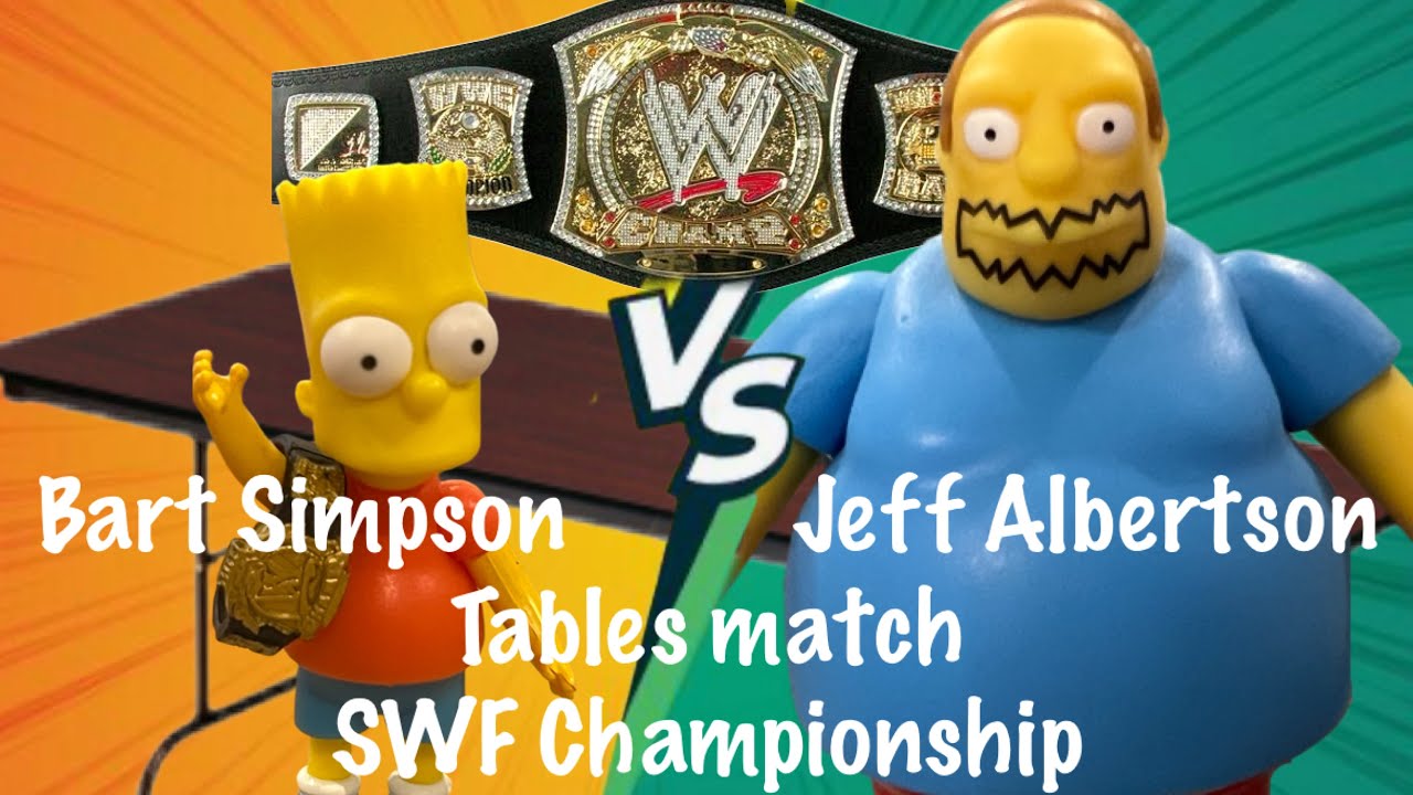 SWF - Bart Simpson vs Jeff Albertson - Tables match - SWF Championship - S9, E4