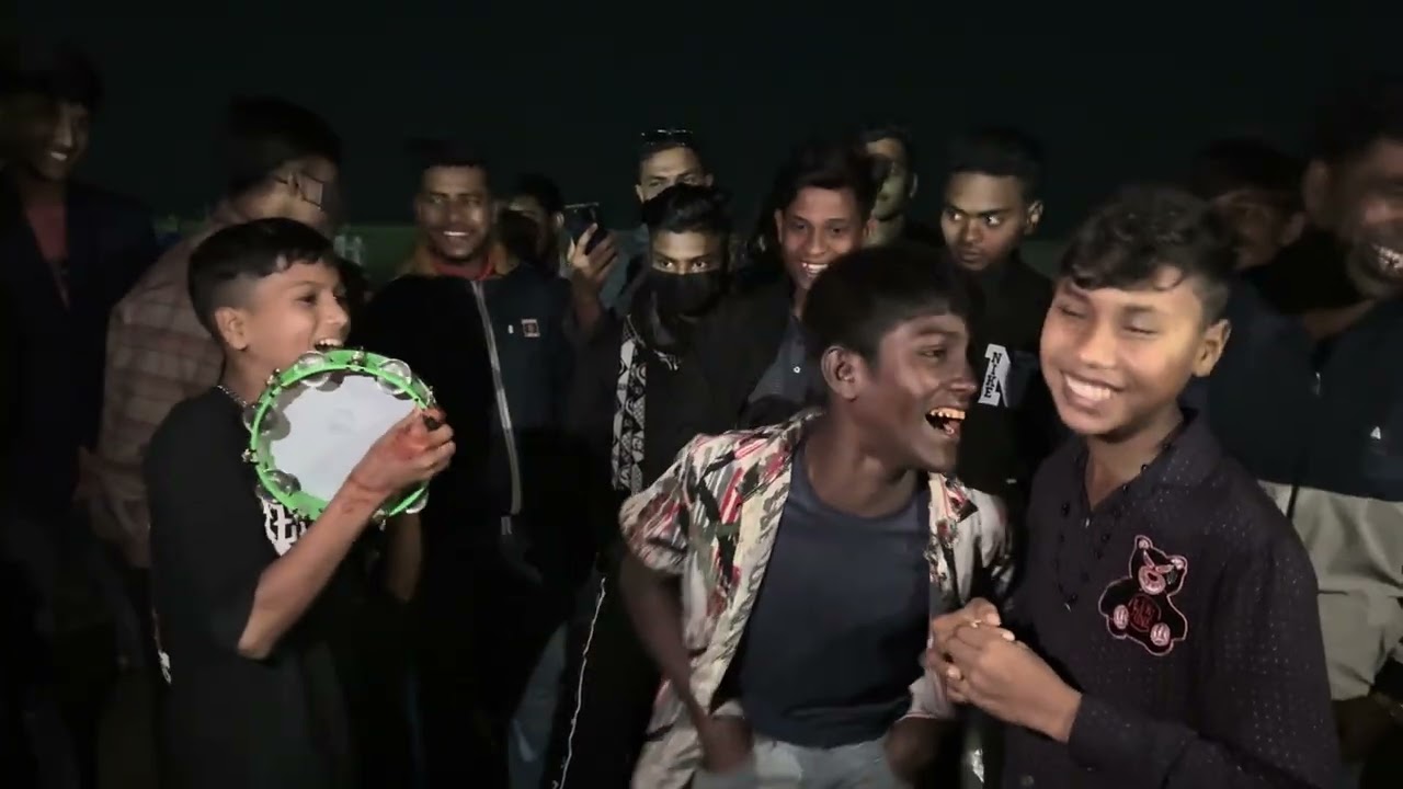 Open Air Concert at cox’s bazar beach by street singers #beach #concert #coxsbazar