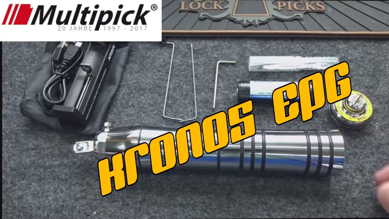 (1076) Обзор: Электроотмычка Multipick Kronos Master Key (EPG)