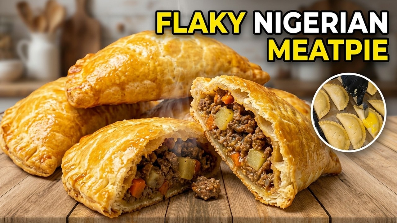 Nigerian Meat Pie From Scratch | Crispy, Juicy & Delicious!