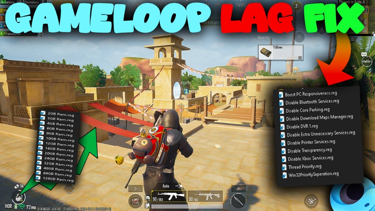 🔥GAMELOOP 4.2 UPDATE BEST LAG FIX SETTING✅ | FULL PC OPTIMISE SETTING😱 |