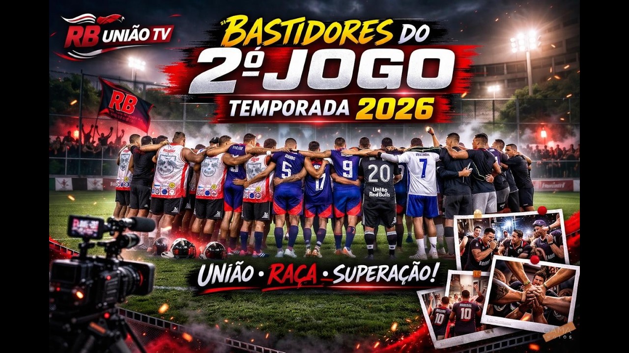 BASTIDORES - SEGUNDO JOGO DA TEMPORADA 2026 RB UNIÃO