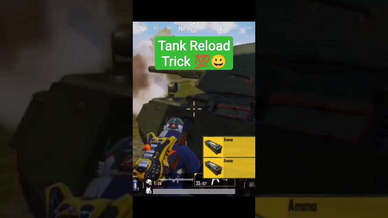 Tank Reload trick 😀💯 Work #bgmi #pubg #shorts