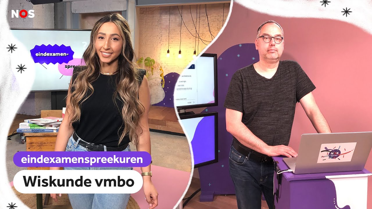 Examenspreekuur wiskunde vmbo met docenten Desdina en Marco