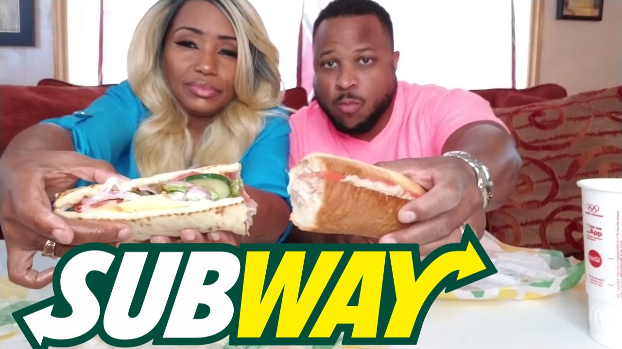 Subway Mukbang, Tuna and Provolone and Steak and Eggs