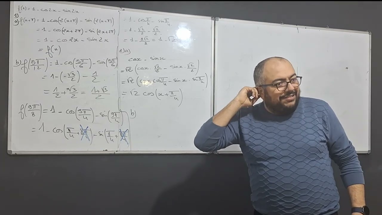 Exercice trigonométrie pour 3ème Math/ Sciences ex.