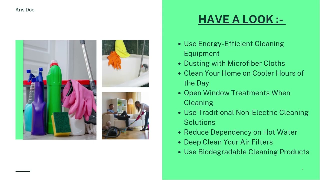 Energy Saving Tips To Use While Cleaning Your Home