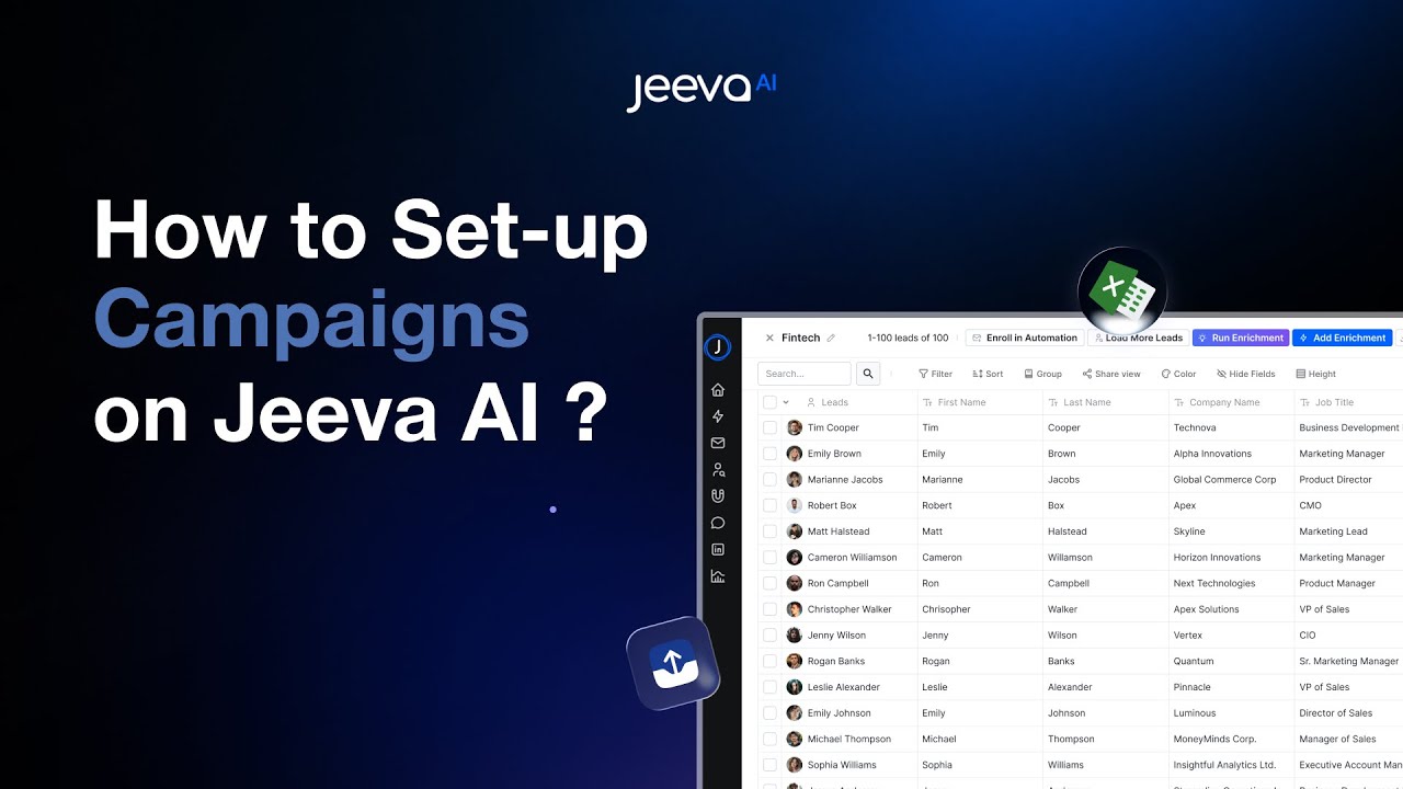 Launch Personalized Sales Campaigns in Minutes with Jeeva AI