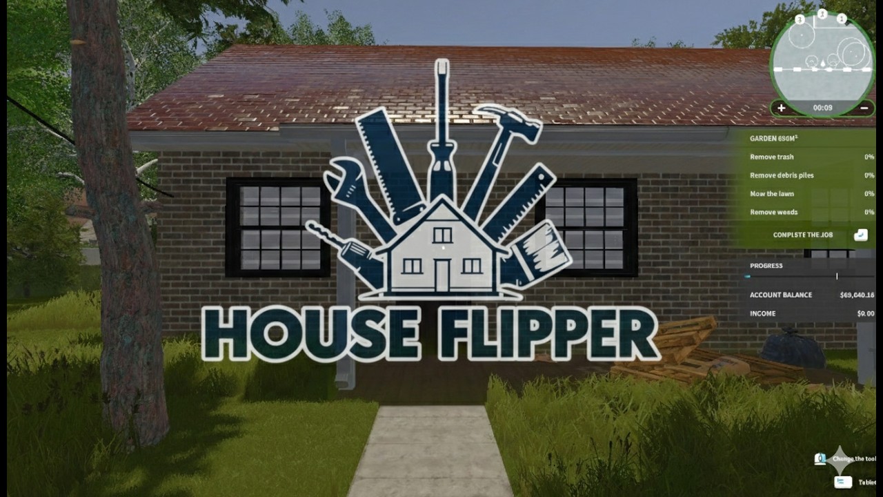 House Flipper, Cleaning garden