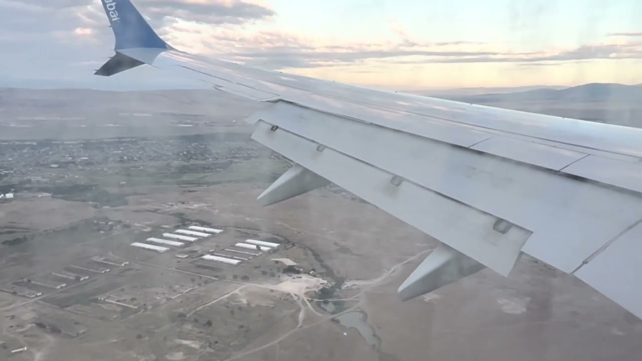 Landing at Tbilisi Airport, Georgia