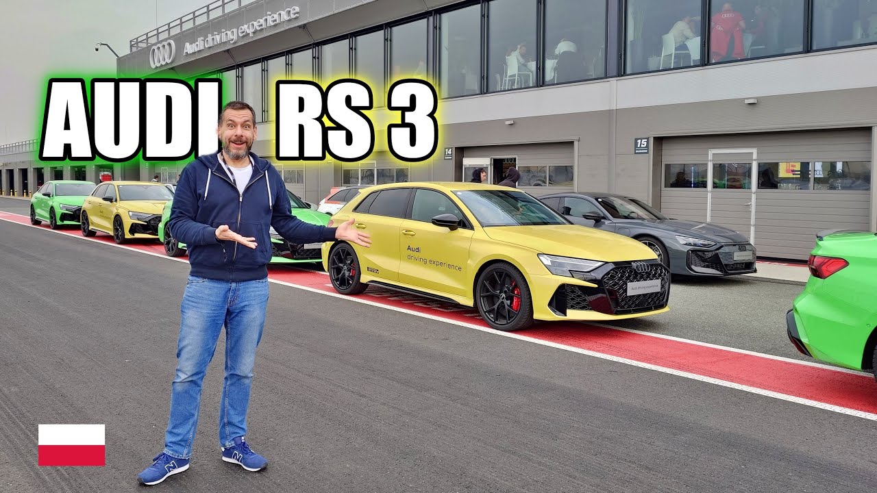Audi RS 3 - brzmi, zasuwa, od biedy driftuje (PL) - test i jazda pr&oacute;bna na torze Silesia Ring