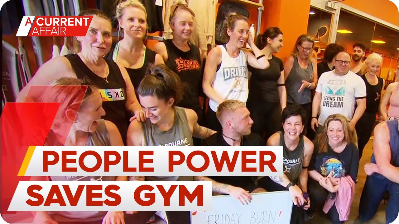 Unlikely group saves closing gym | A Current Affair