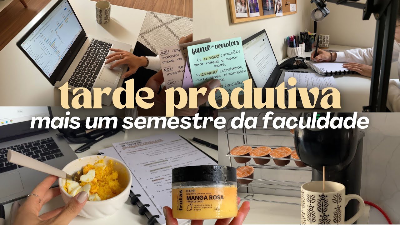 UMA TARDE PRODUTIVA COMIGO estudando para mais um semestre da faculdade | meu Notion e materiais
