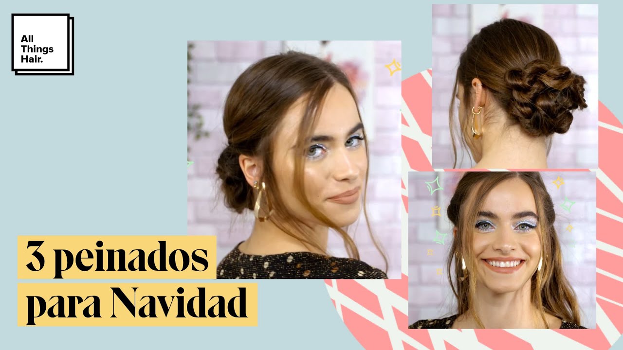 3 peinados para Navidad, sencillos y elegantes, ¡que te harán brillar!