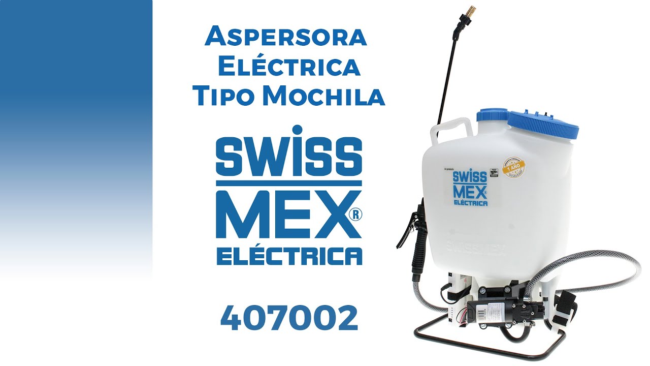 Unboxing  Aspersora Eléctrica de Mochila 407002