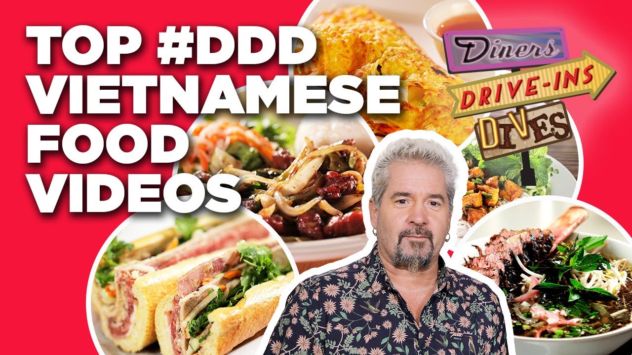 Top #DDD Vietnamese Food Videos with Guy Fieri | Diners, Drive-Ins and Dives | Food Network