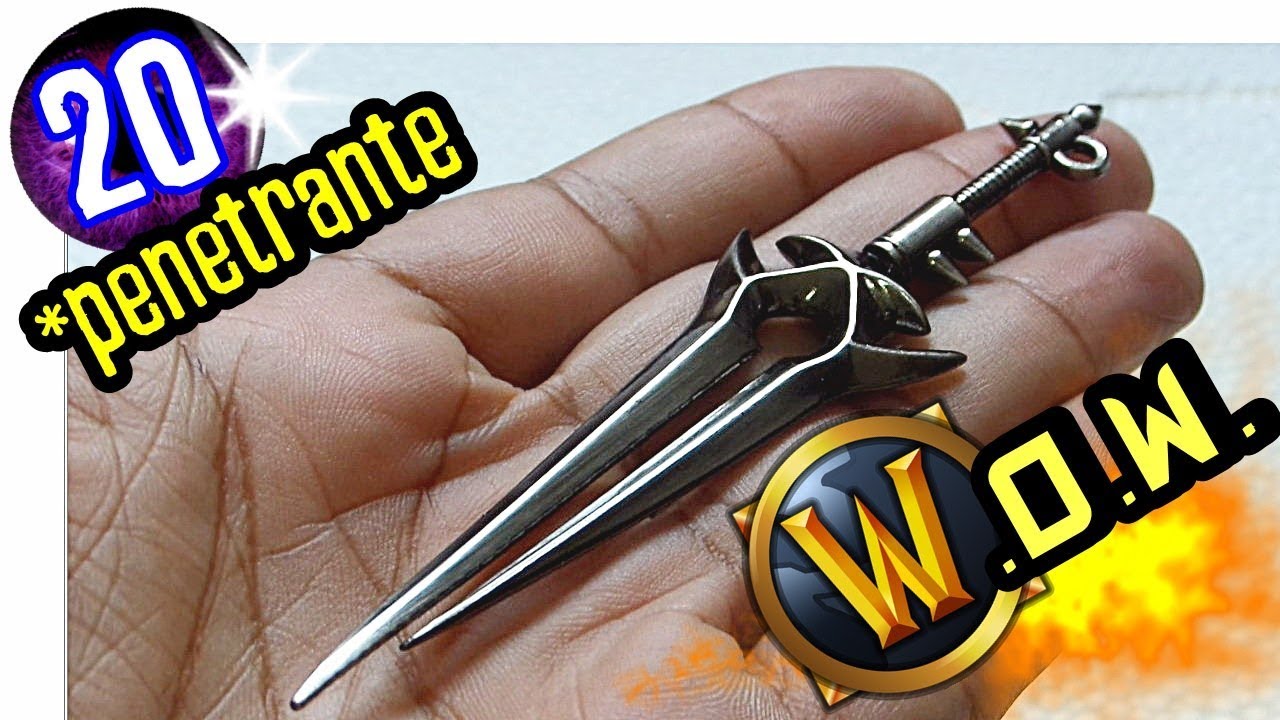 Espada Penetrante de World of Warcraft - Miniaturas Desej&aacute;veis HD