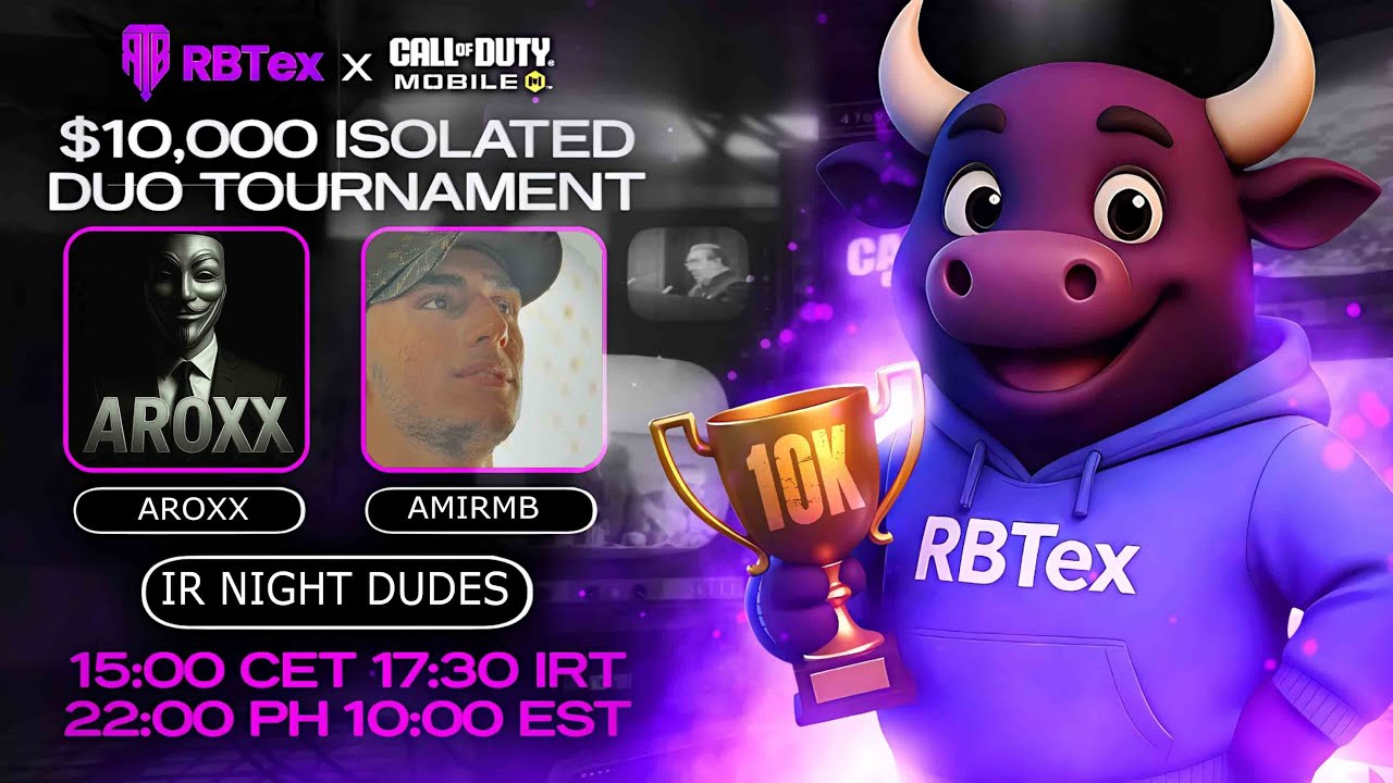 $10000  @Rbtex_ex  Tournament With AROXX