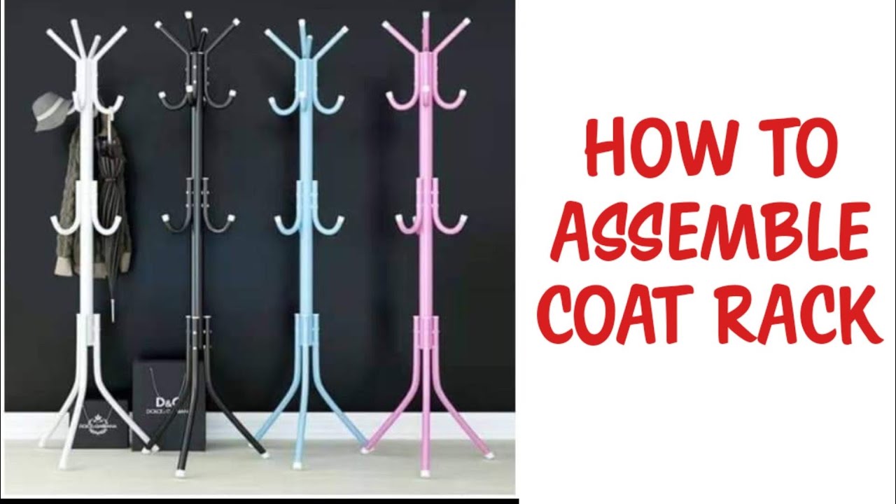 HOW TO ASSEMBLE COAT RACK/AIZA ISLA VLOG