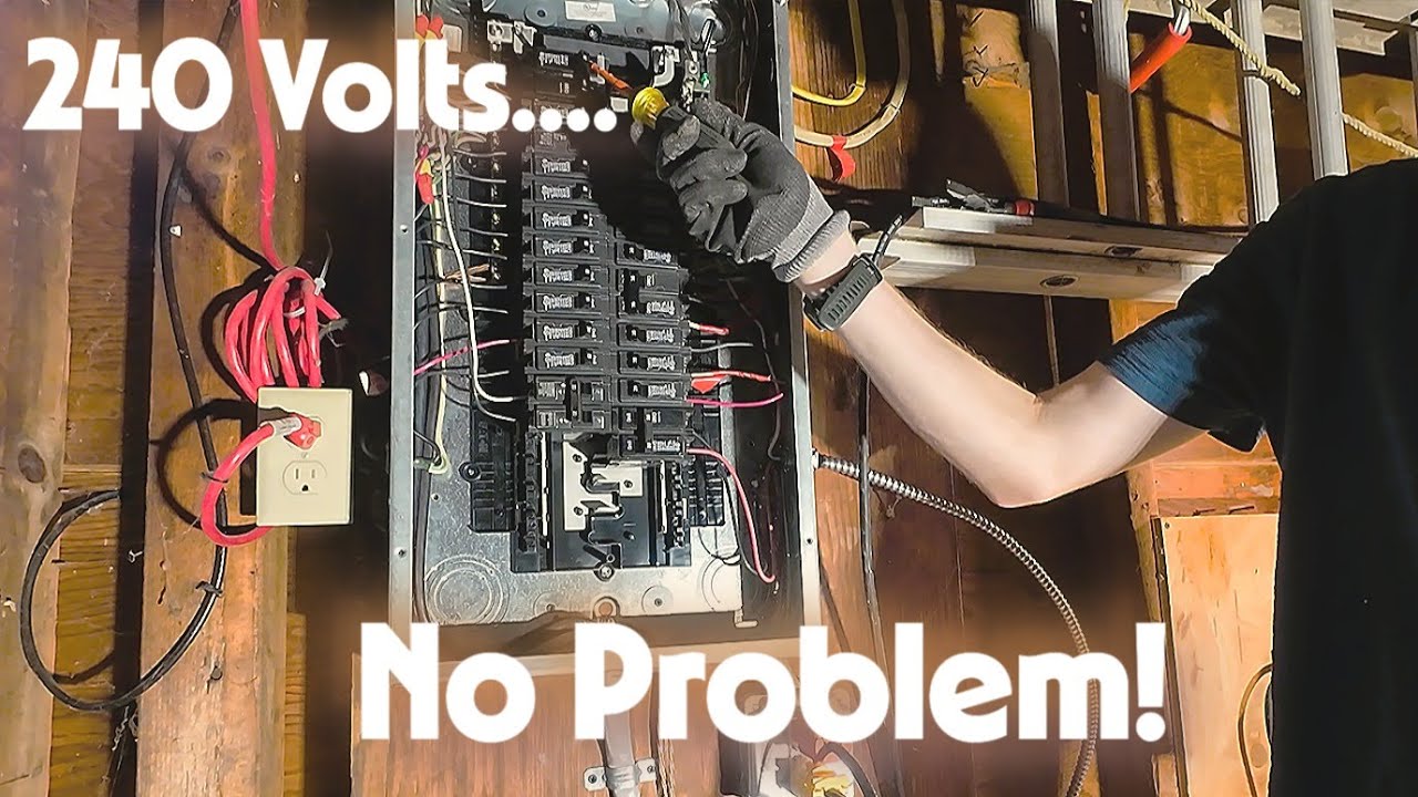 Installing 240Volt Power is Actually Easy.