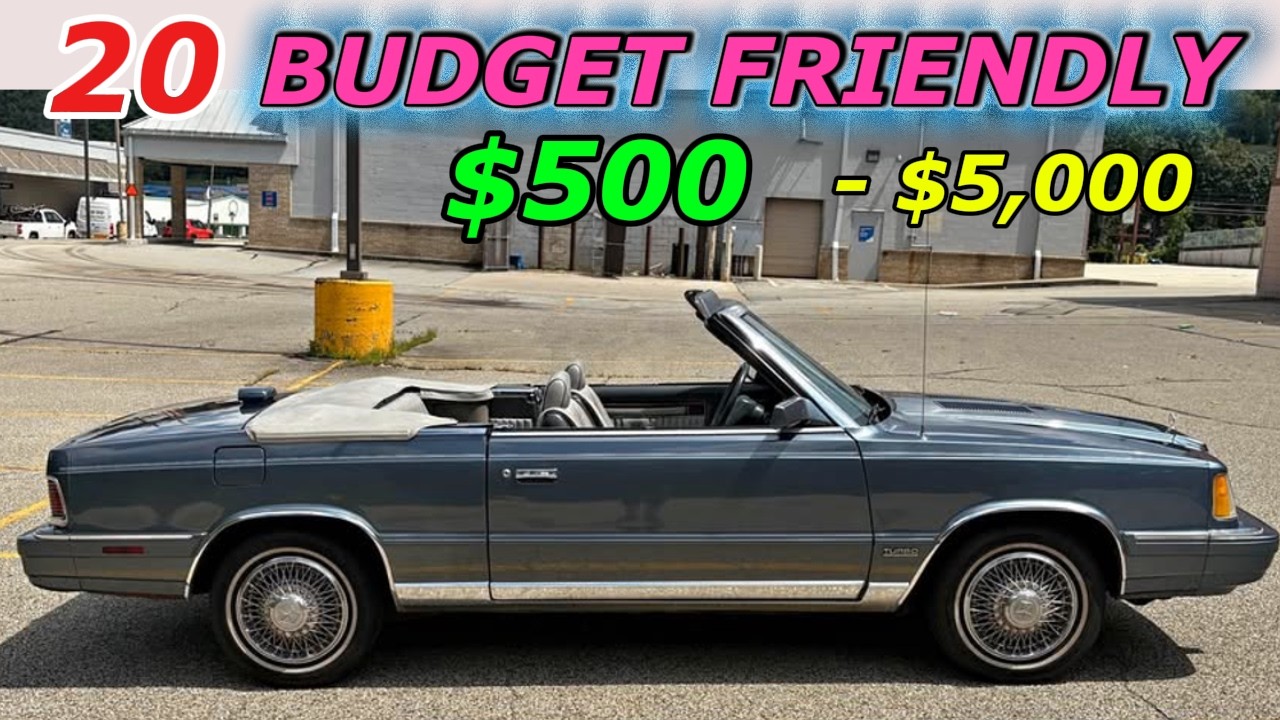 20 Cheap Classic Cars You Can Actually Buy Right Now ($500–$5,000!)