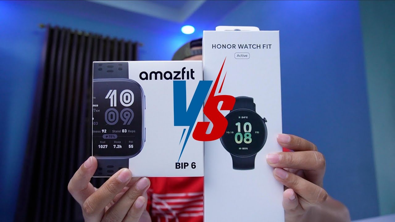 Duel Smartwatch Minimalis, MENDING MANA?? | HONOR WATCH FIT VS AMAZFIT BIP6