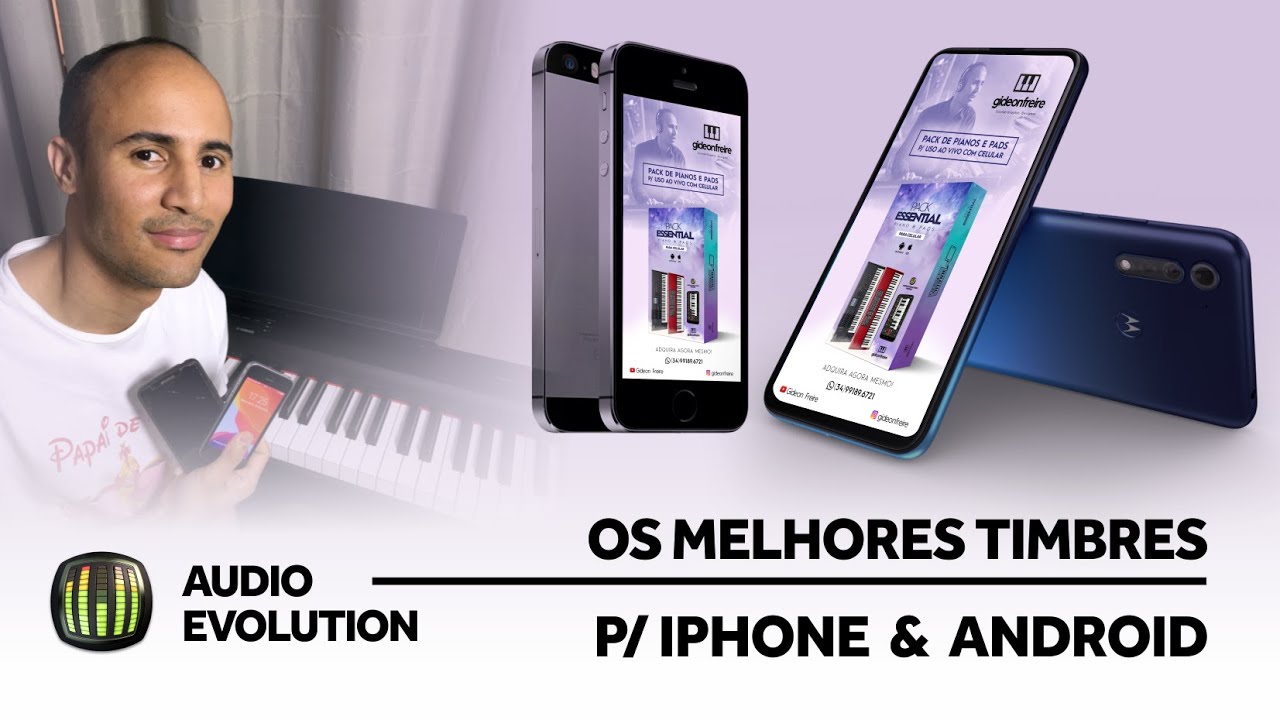 Audio Evolution + Pack Essential na prática! Android e Iphone