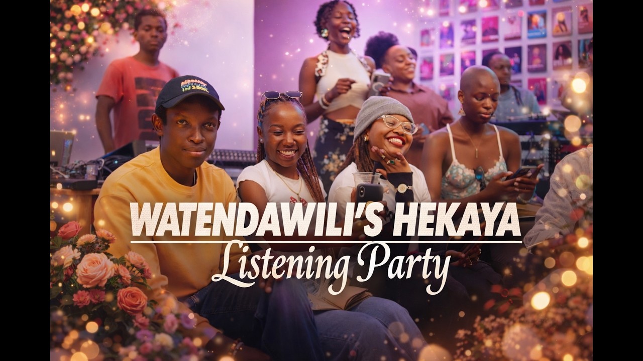 Watendawili's 'HEKAYA' listening party🔥🎤