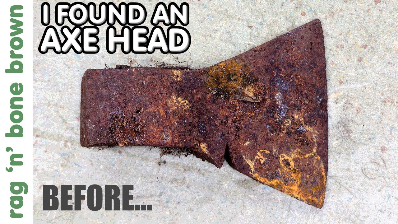 Tool Restoration - I Found A Rusty Old Axe Head!