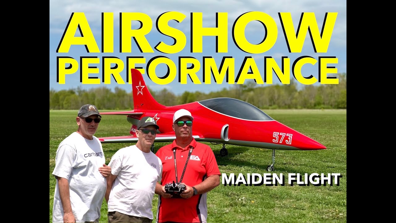 EA Havoc RC Jet maiden flight