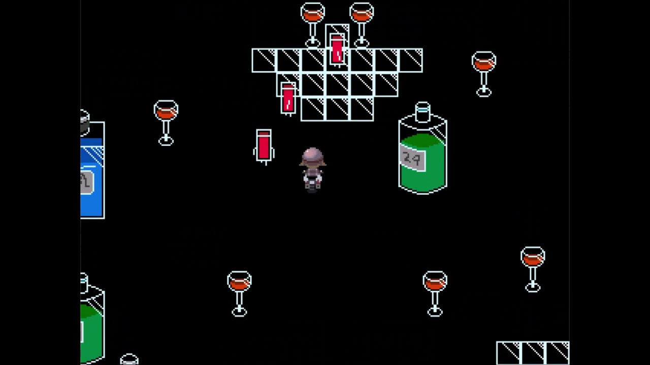 [2ch] Yume 2kki - Pudding World and Liquor Bottle World
