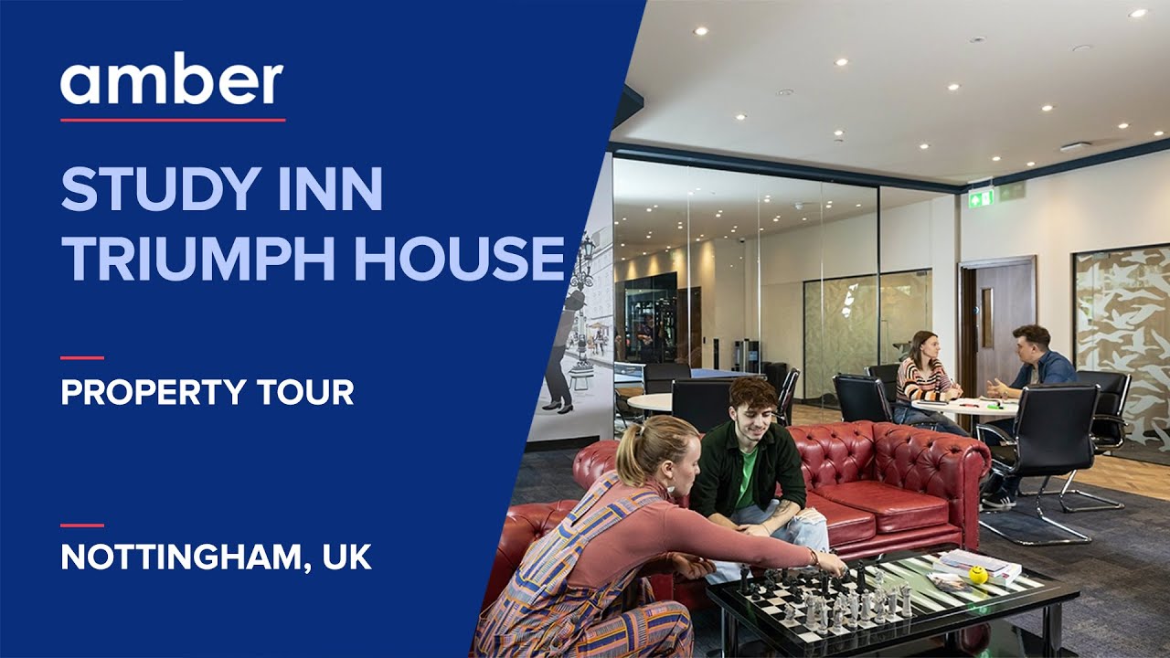 Property Tour | Study inn Triumph House, Nottingham | Student Accommodation in UK | amber