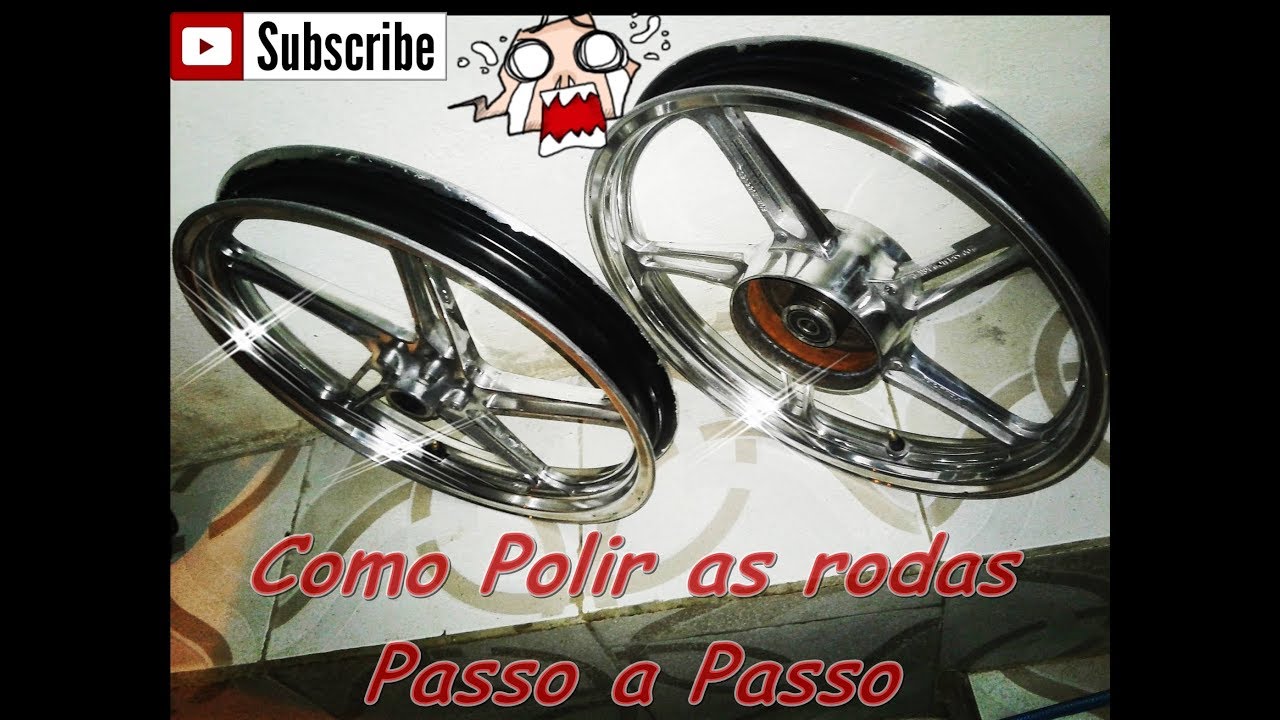 Como cromar  as Rodas da Titan 150 passo a passo - Lucas 8099