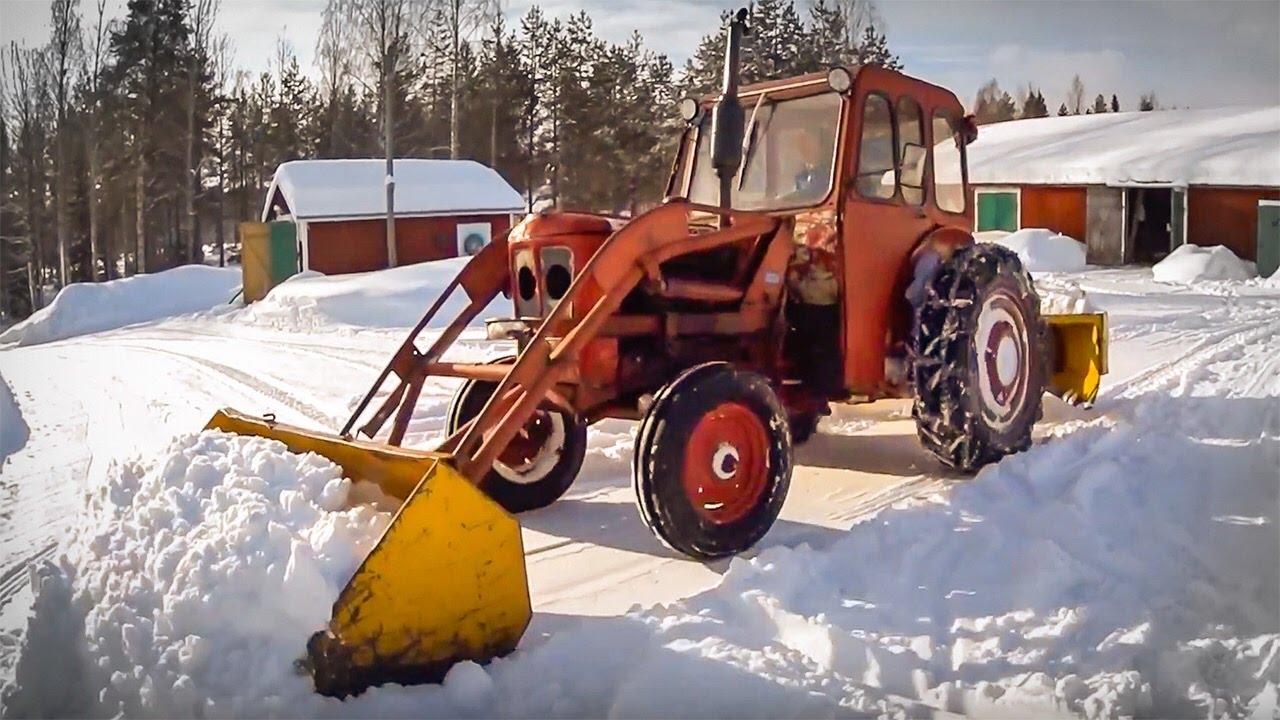Volvo BM Buster 320 med snöslunga