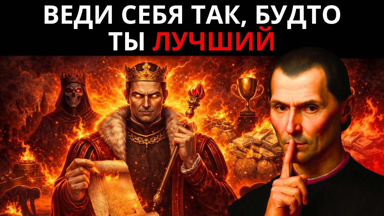 ВЕДИ СЕБЯ ТАК, КАК БУДТО ТЫ УЖЕ ЛУЧШИЙ — МИР ИНАЧЕ ОТНОСИТСЯ К ТЕМ, КТО БЕРЁТ ВЛАСТЬ | МАКИАВЕЛЛИ