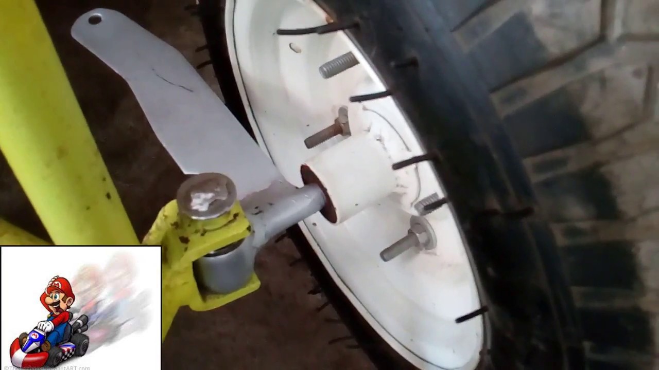 tutorial brazos de direccion go kart 1/2 go kart steering