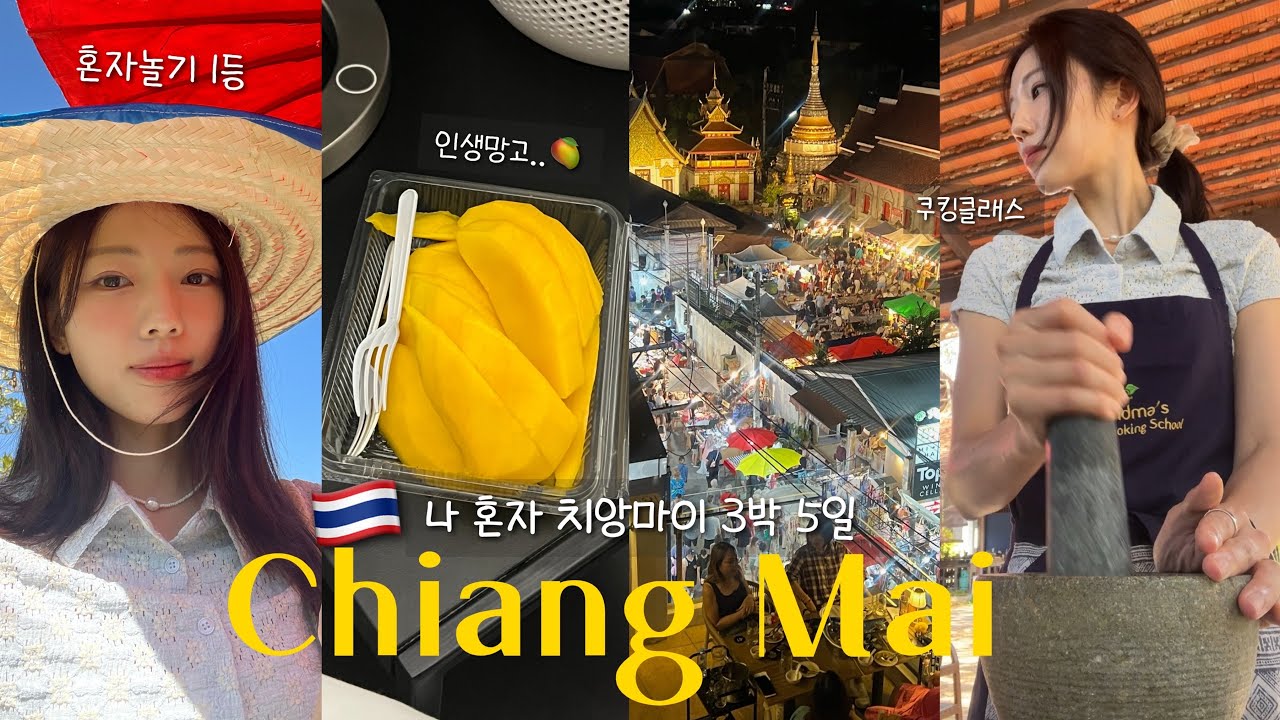 🇹🇭여자혼자 치앙마이(1) • 안전하고 친절한 곳🪽• 여행 꿀팁공유 • 갓성비 호텔추천 • 로컬식당 도전 • 쿠킹클래스 • 올드타운 야경 루프탑 • 주말 야시장 투어