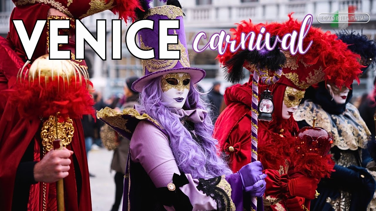 SPECTACULAR CARNIVAL in VENICE  🎭 4K Venice walking tour Italy 🇮🇹