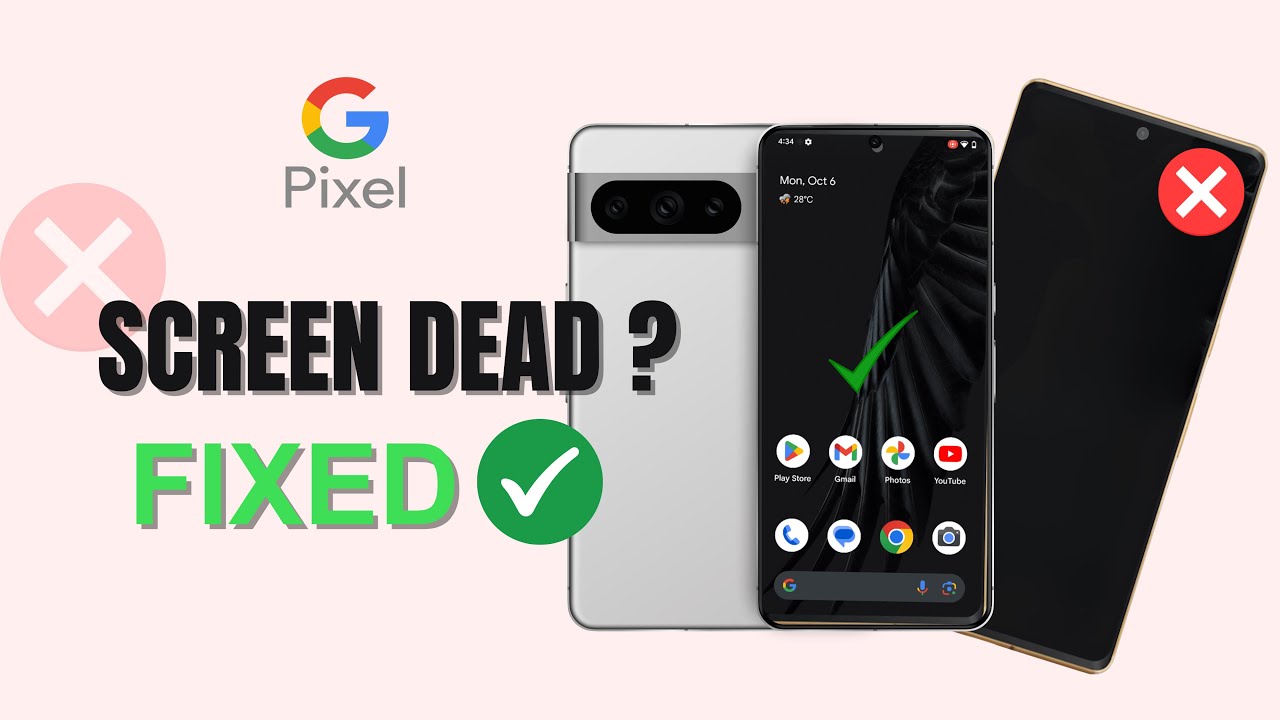 Google Pixel Black Screen of Death Fix | Pixel 6 / 7 / 8 (Pro)