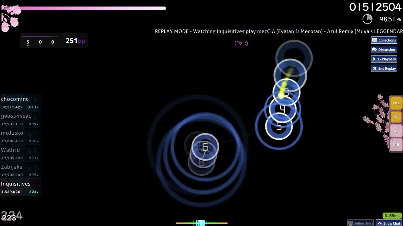 [osu!] I SNIPED FORUM... Azul Remix (Muya's LEGGENDARIA) FC! | #11 344pp