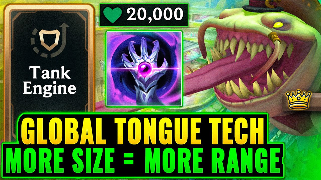 Tahmas the Tank Engine: Stacking Infinite Size = Cross Map Q | League Arena Gameplay