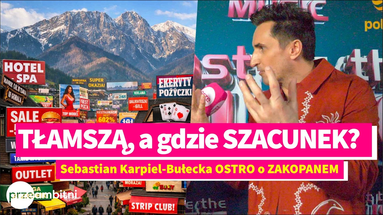 Sebastian Karpiel-Bułecka nie wytrzymał! OSTRO o nowym Zakopanem: - TŁAMSZĄ, a gdzie SZACUNEK?