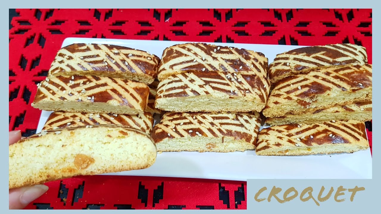 CROQUET OU CROQUANT AUX RAISINS SECS INRATABLE - très facile et rapide-