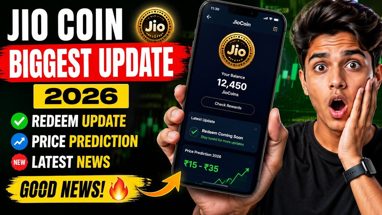 🚨 Jio Coin Biggest Update 2026 | Jio Coin Redeem, Price Prediction & Launch Date Explained 2026