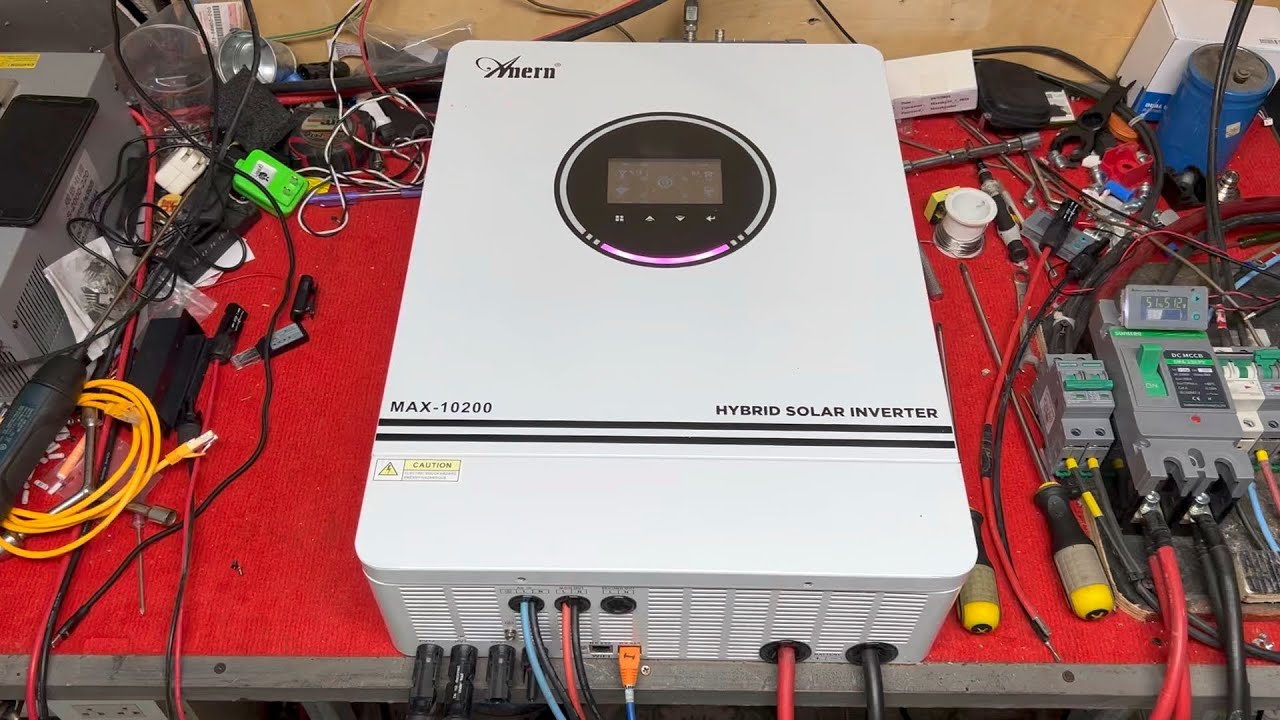 190010 Anern 10.2KW ภาคจ่ายไฟ ภาค DC-DC ช๊อต ทดสอบสื่อสารแบต BMS JK จากแสงทองพานิช เลย