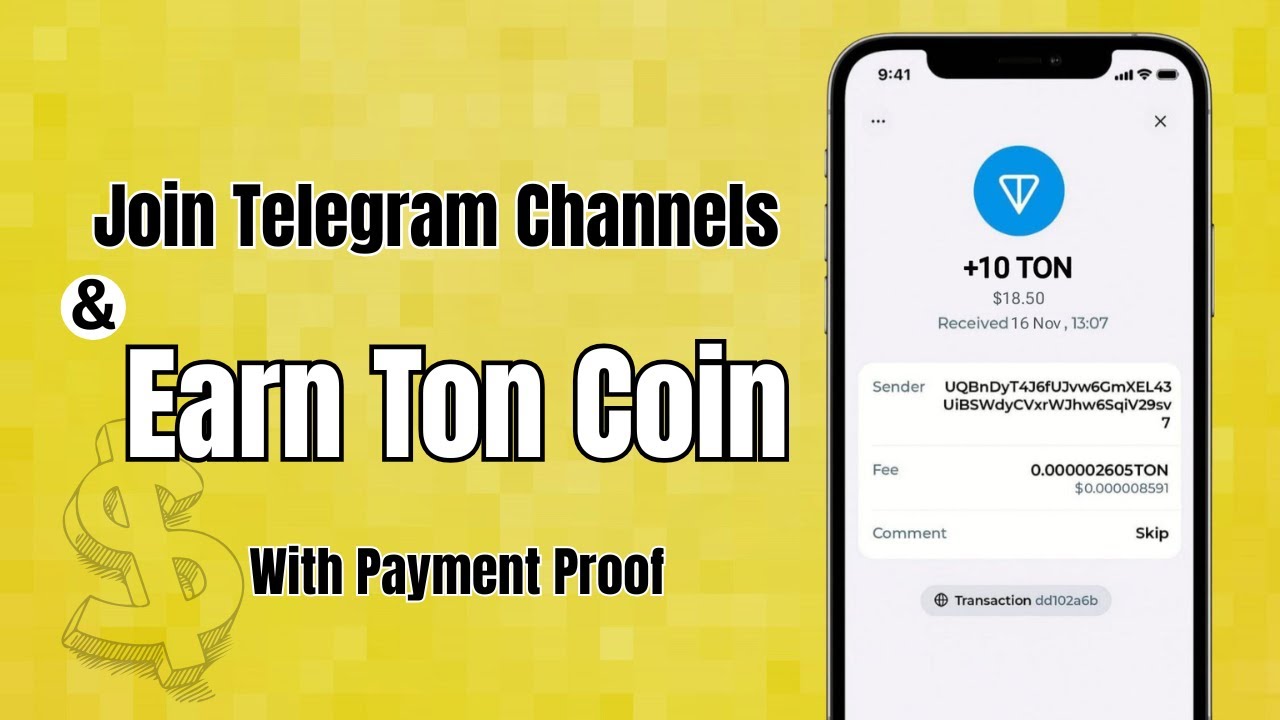 Зарабатывайте TON Coin, выполняя простые задания | Инструкция по использованию Telegram-бота (пош...