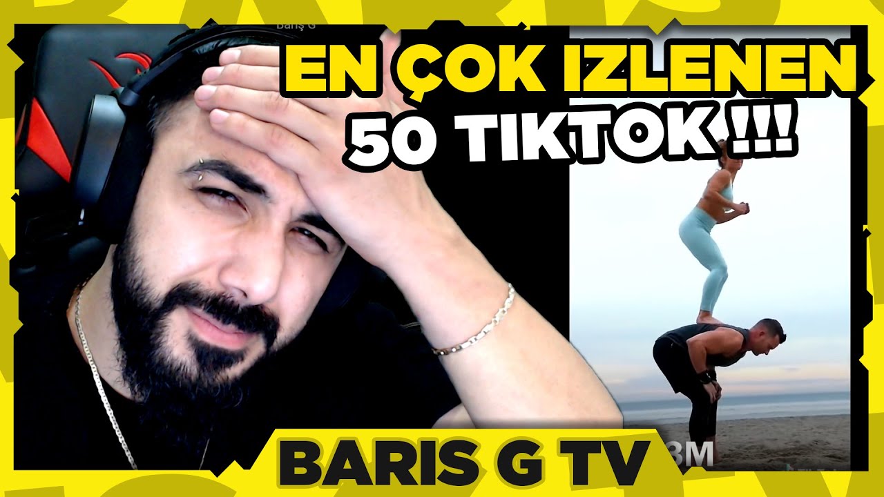 Barış G EN ÇOK İZLENEN 50 TİKTOK VİDEOSUNU İZLİYOR !!!