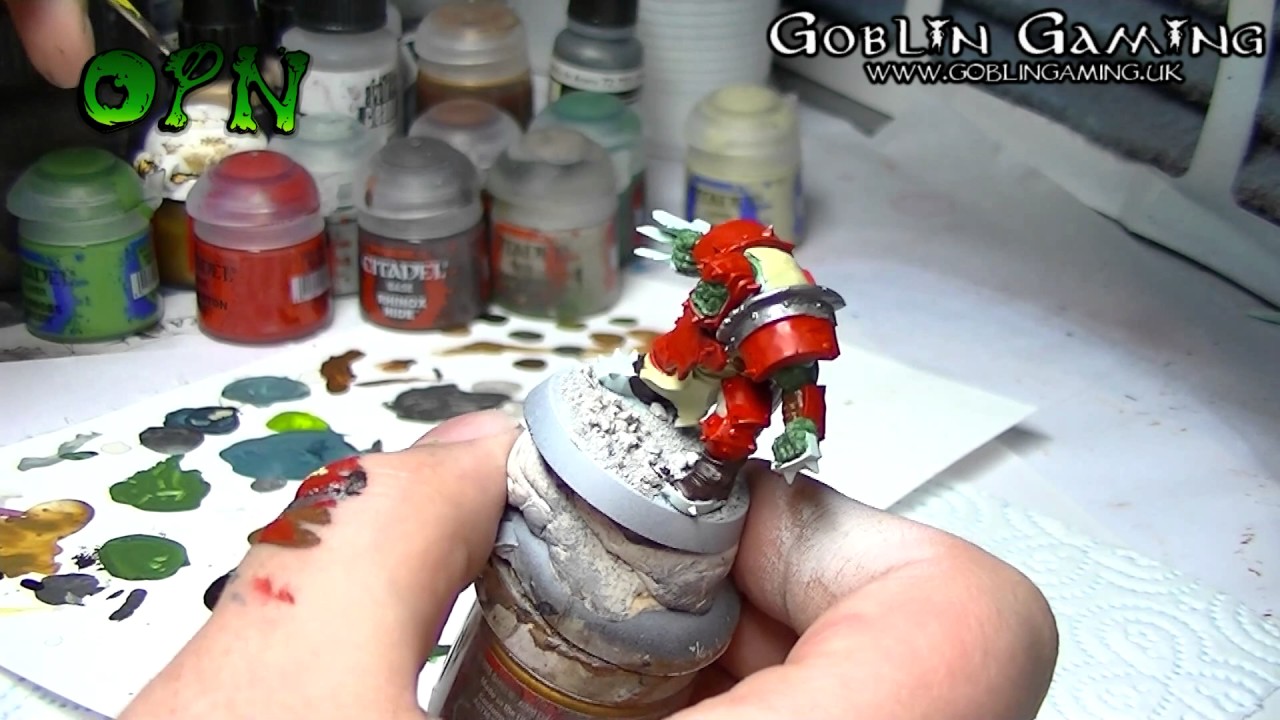 Как покрасить орка из Blood Bowl