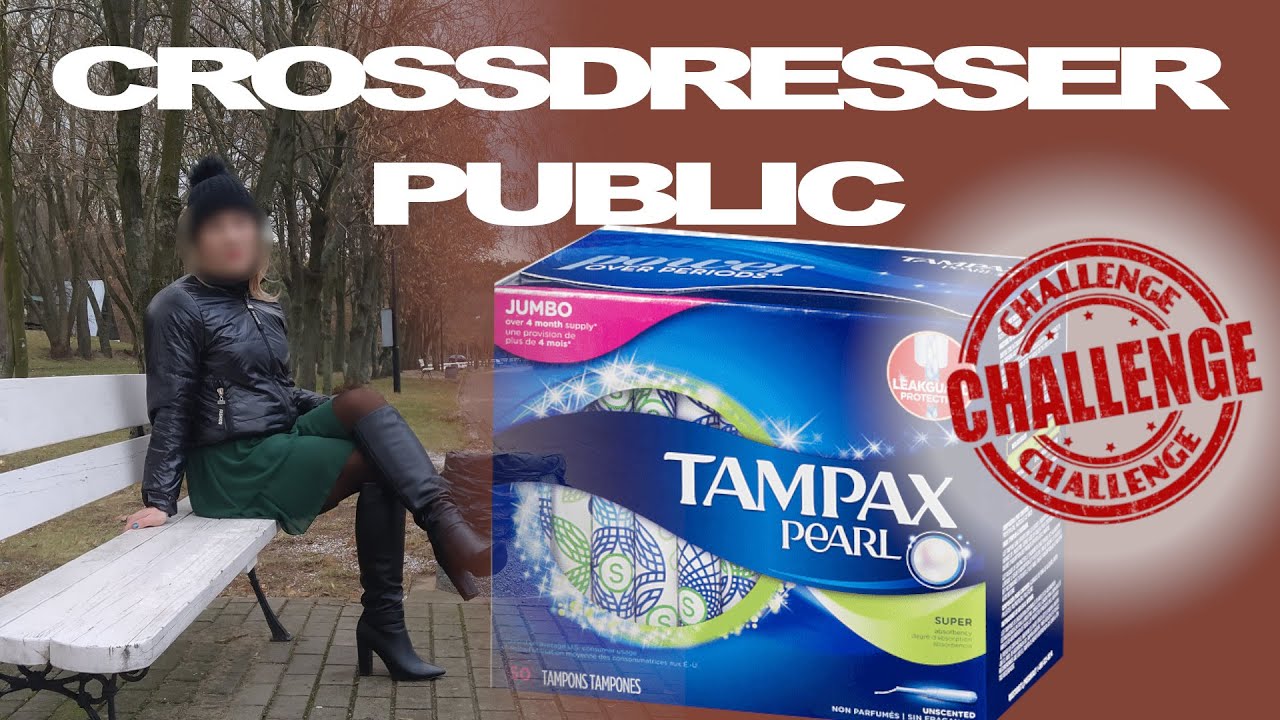 CROSSDRESSER BUYS TAMPONS – DID THE CASHIER NOTICE I'M T-GIRL?