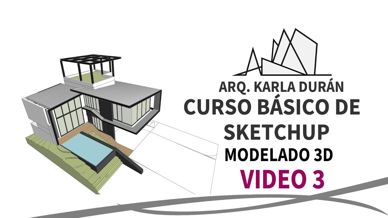 Sketchup -Grupos y componentes #sketchup #arquitectura #grupos